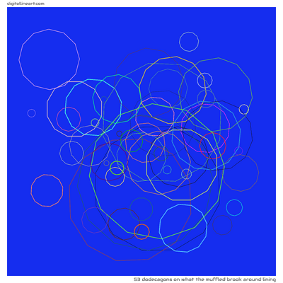 What the Muffled Brook Around Lining — 53 dodecagons