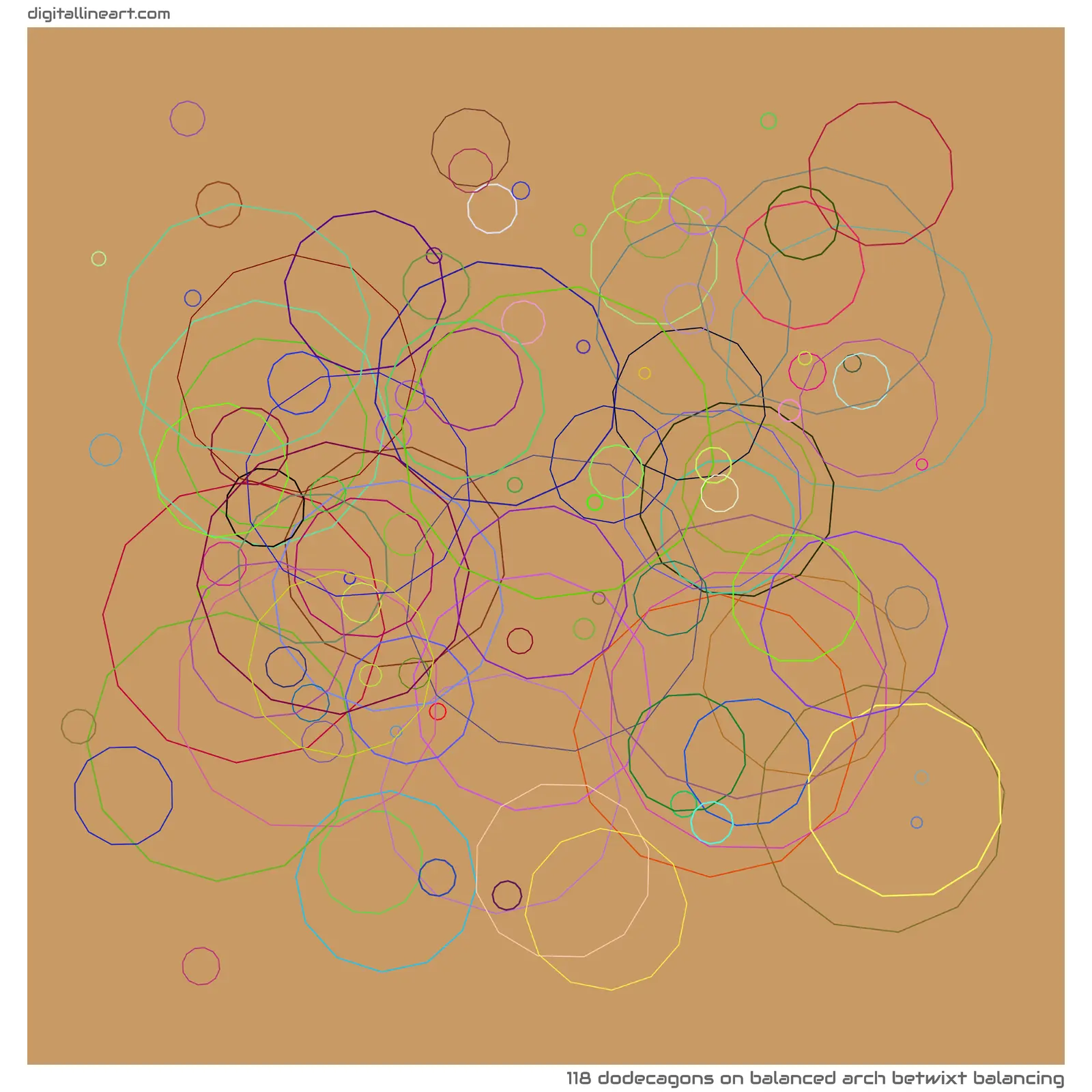 Balanced Arch betwixt Balancing — 118 dodecagons