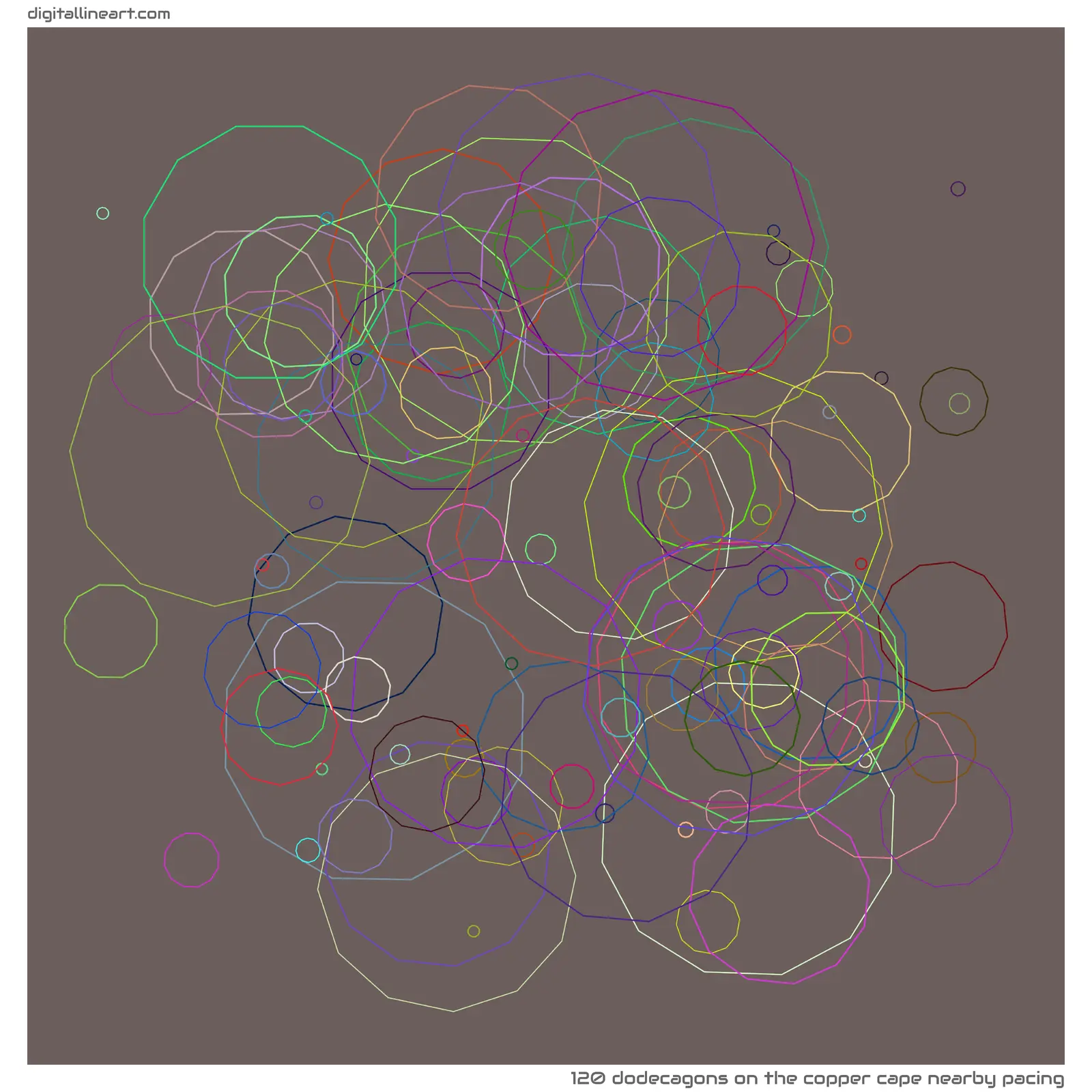 The Copper Cape nearby Pacing — 120 dodecagons