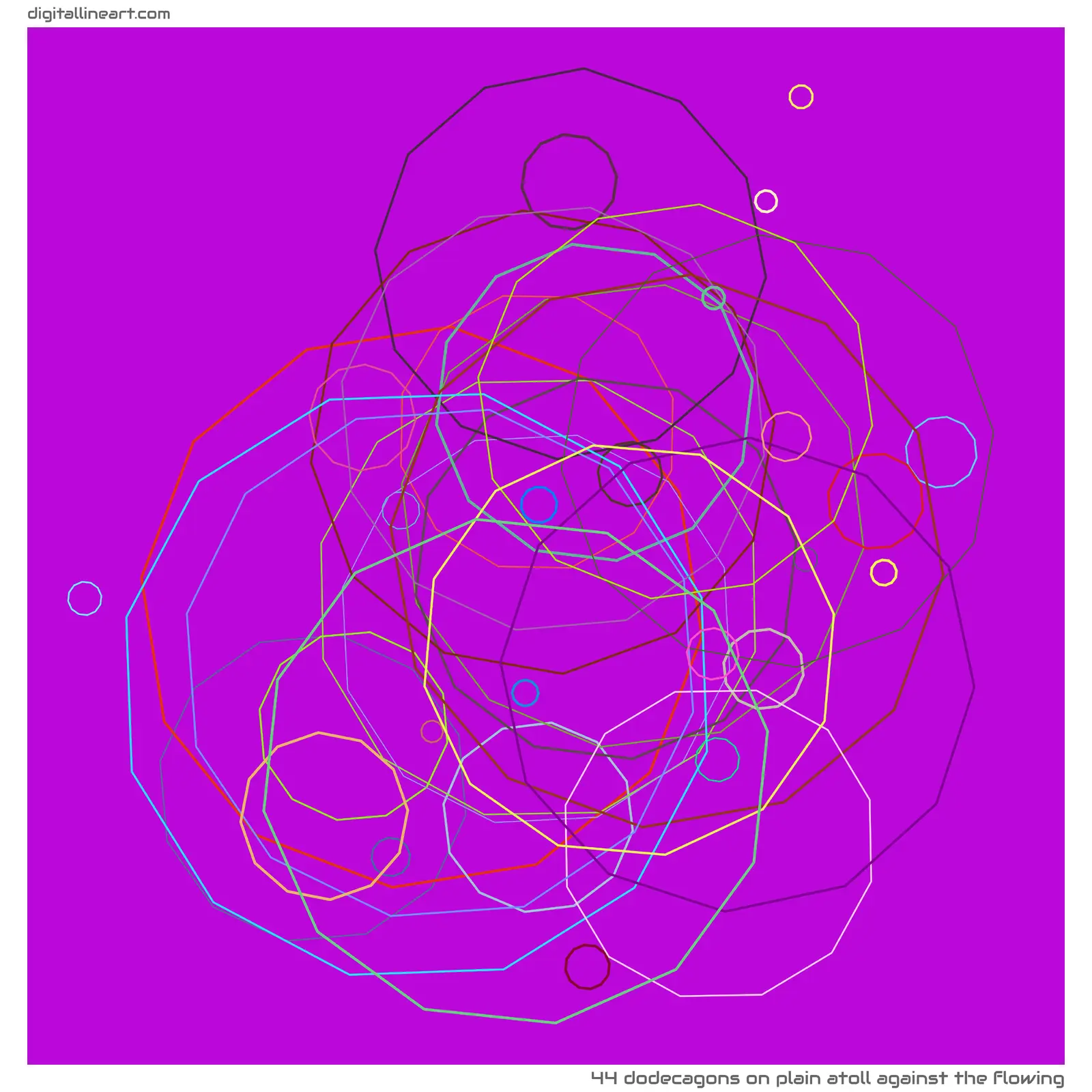 Plain Atoll Against the Flowing — 44 dodecagons