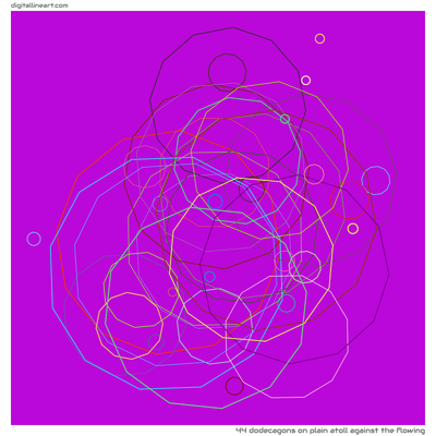 Plain Atoll Against the Flowing — 44 dodecagons