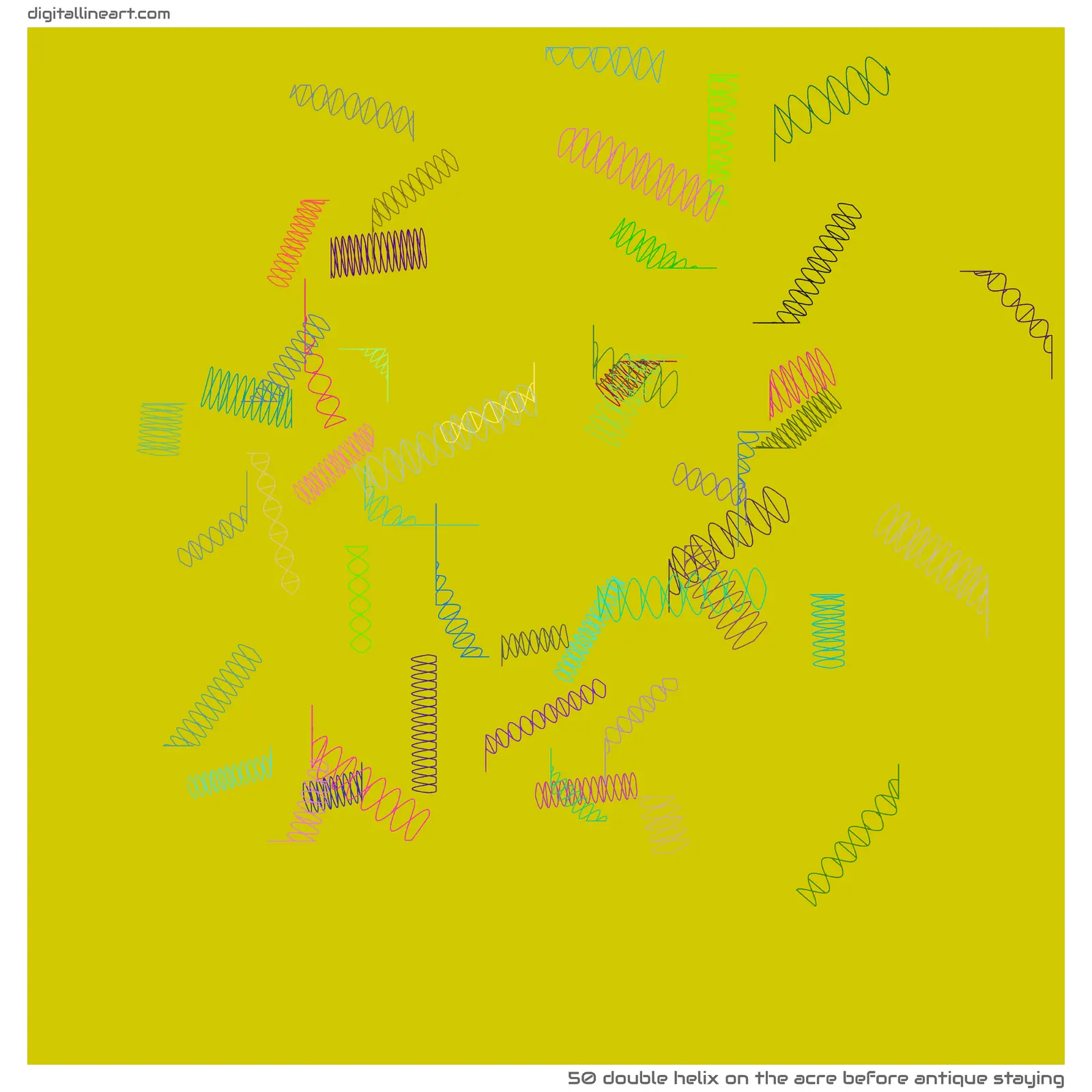 The Acre before Antique Staying — Double Helix, 50 elements