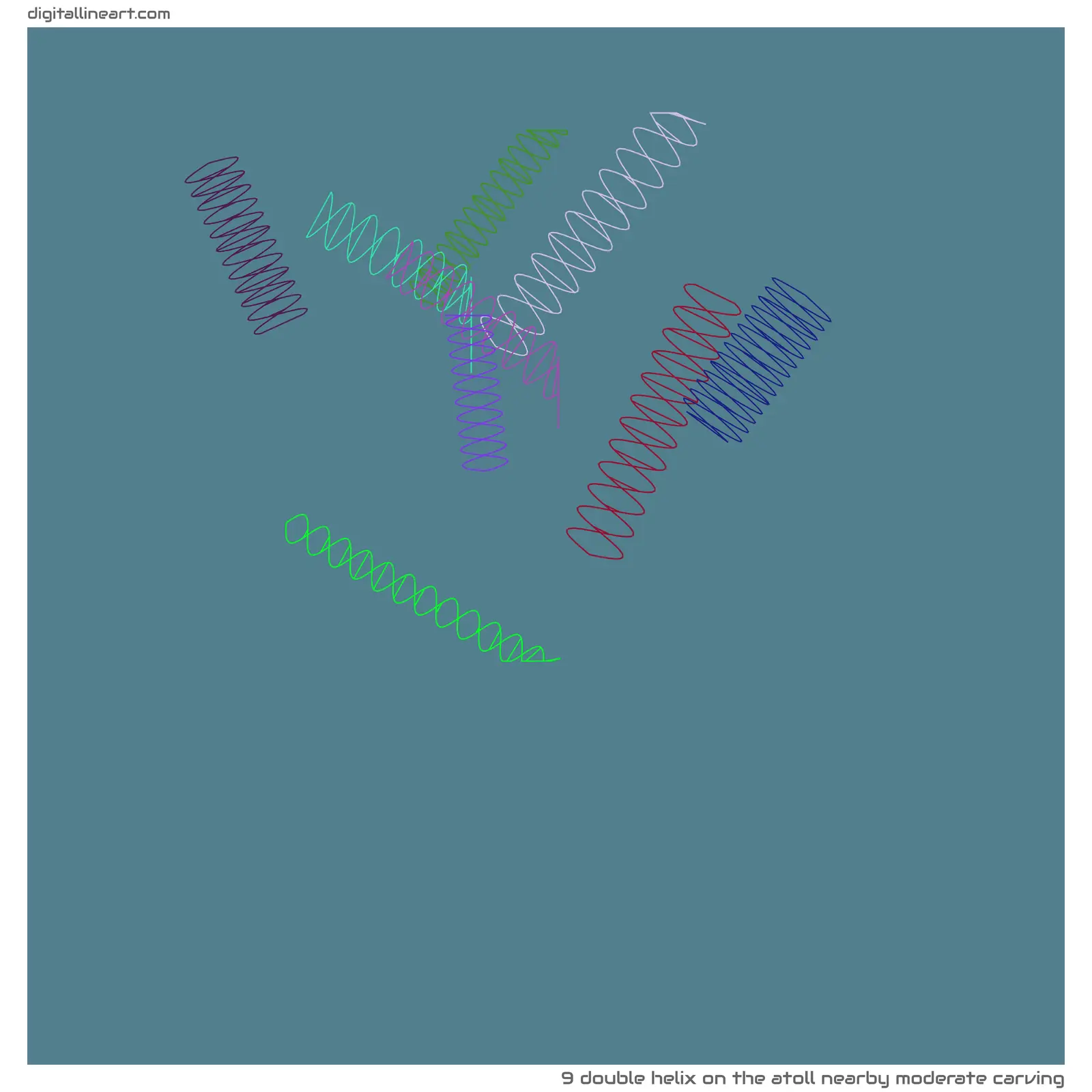 The Atoll nearby Moderate Carving — Double Helix, 9 elements