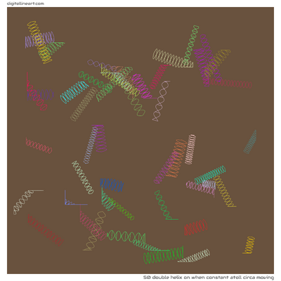 When Constant Atoll circa Moving — Double Helix, 50 elements