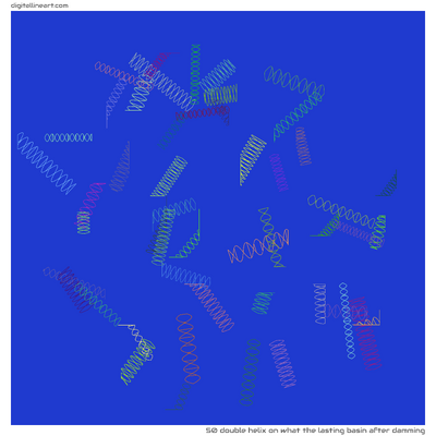 What the Lasting Basin after Damming — Double Helix, 50 elements