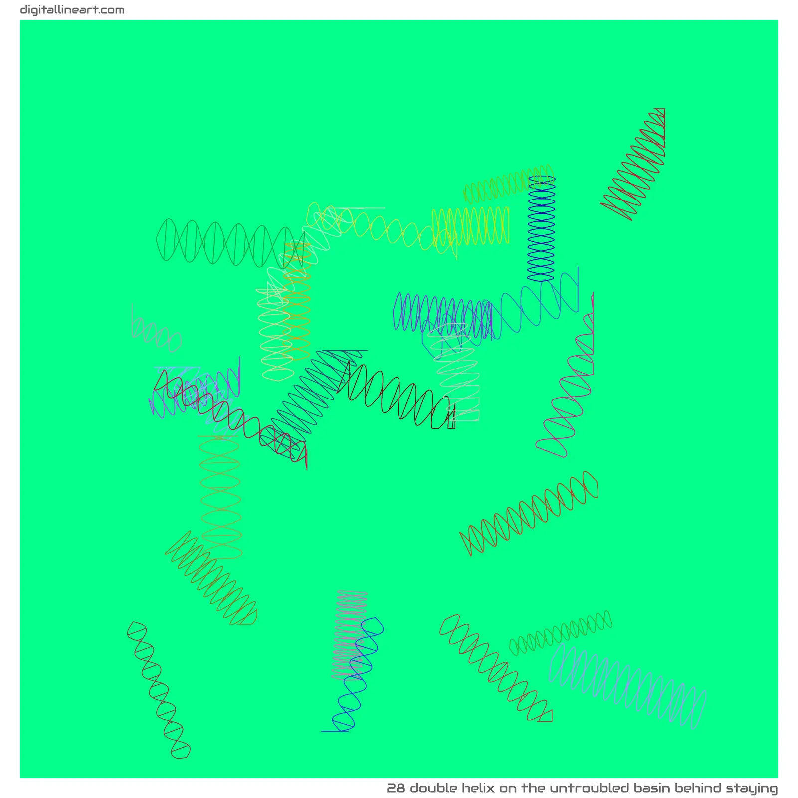 The Untroubled Basin behind Staying — Double Helix, 28 elements