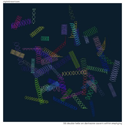 Darksome Cavern within Emptying — Double Helix, 55 elements