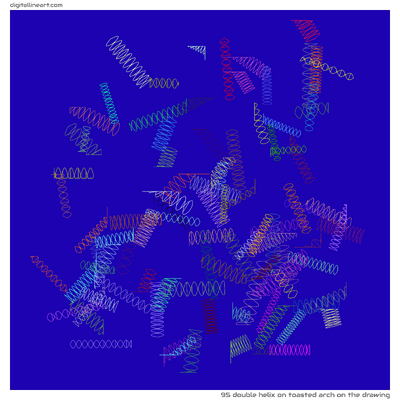 Toasted Arch on the Drawing — Double Helix, 95 elements