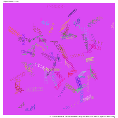 When Unflappable Brook throughout Curving — Double Helix, 75 elements