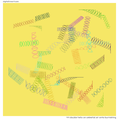 Celestial Air onto Burnishing — Double Helix, 44 elements