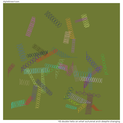 What Autumnal Arch despite Changing — Double Helix, 45 elements