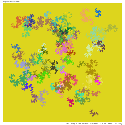 The Bluff round Staid Resting — 60 dragon curves