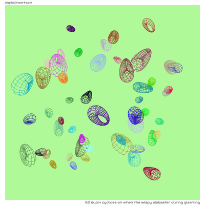 When the Wispy Alabaster During Gleaming — 52 dupin cyclides