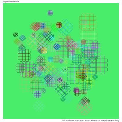 What the Acre in Mellow Cooling — 113 endless knots
