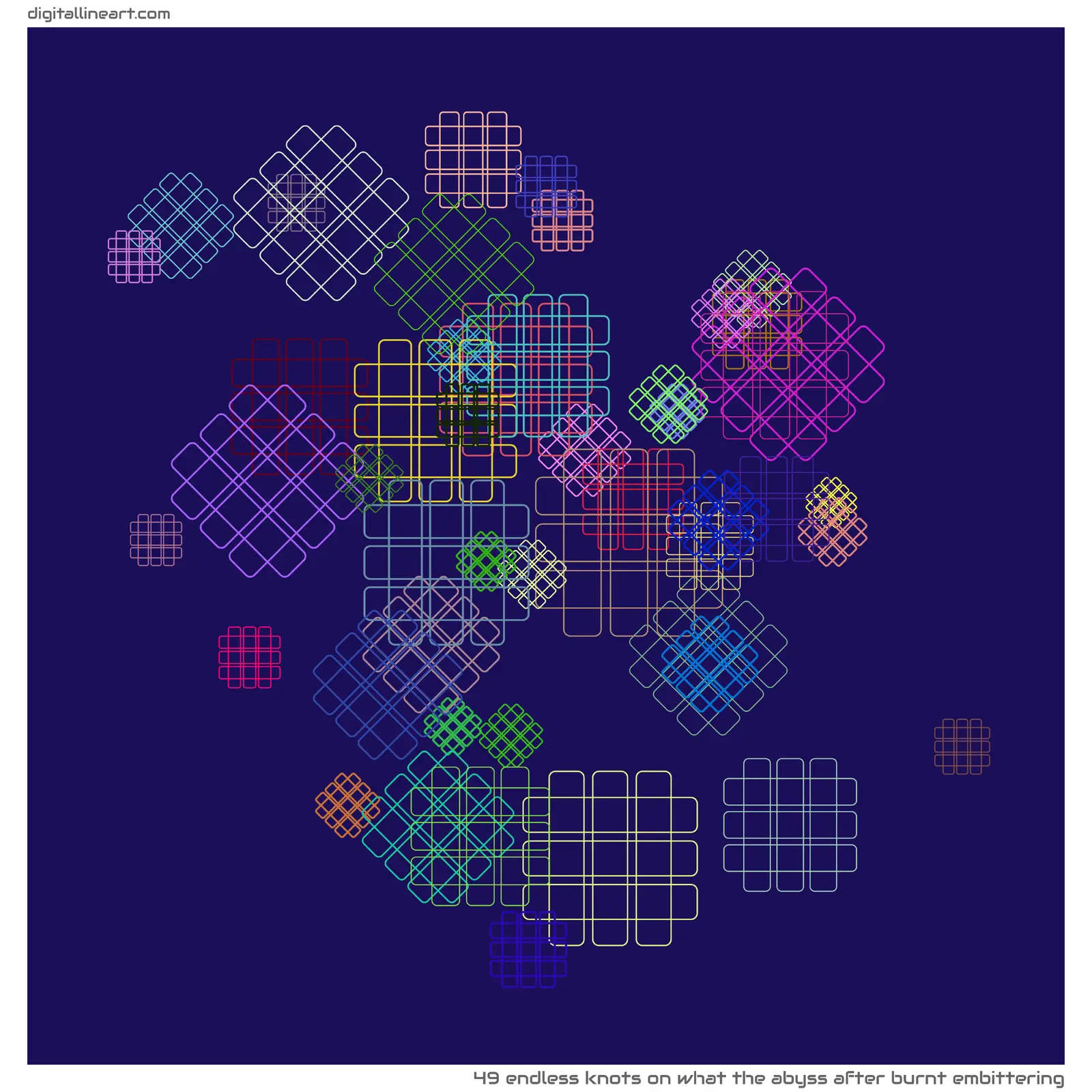 What the Abyss after Burnt Embittering — 49 endless knots
