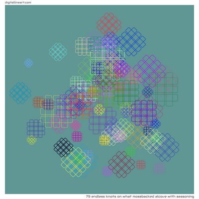 What Mossbacked Alcove with Seasoning — 79 endless knots