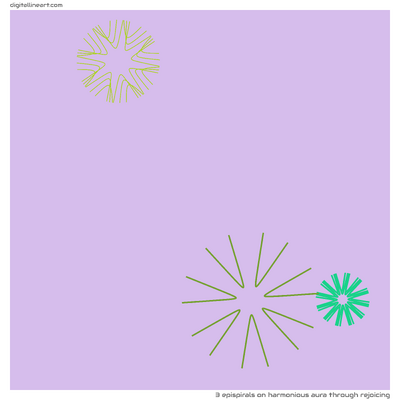 Harmonious Aura through Rejoicing — 3 epispirals