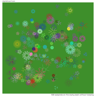 The Dusty Basin without Keeping — 150 epispirals