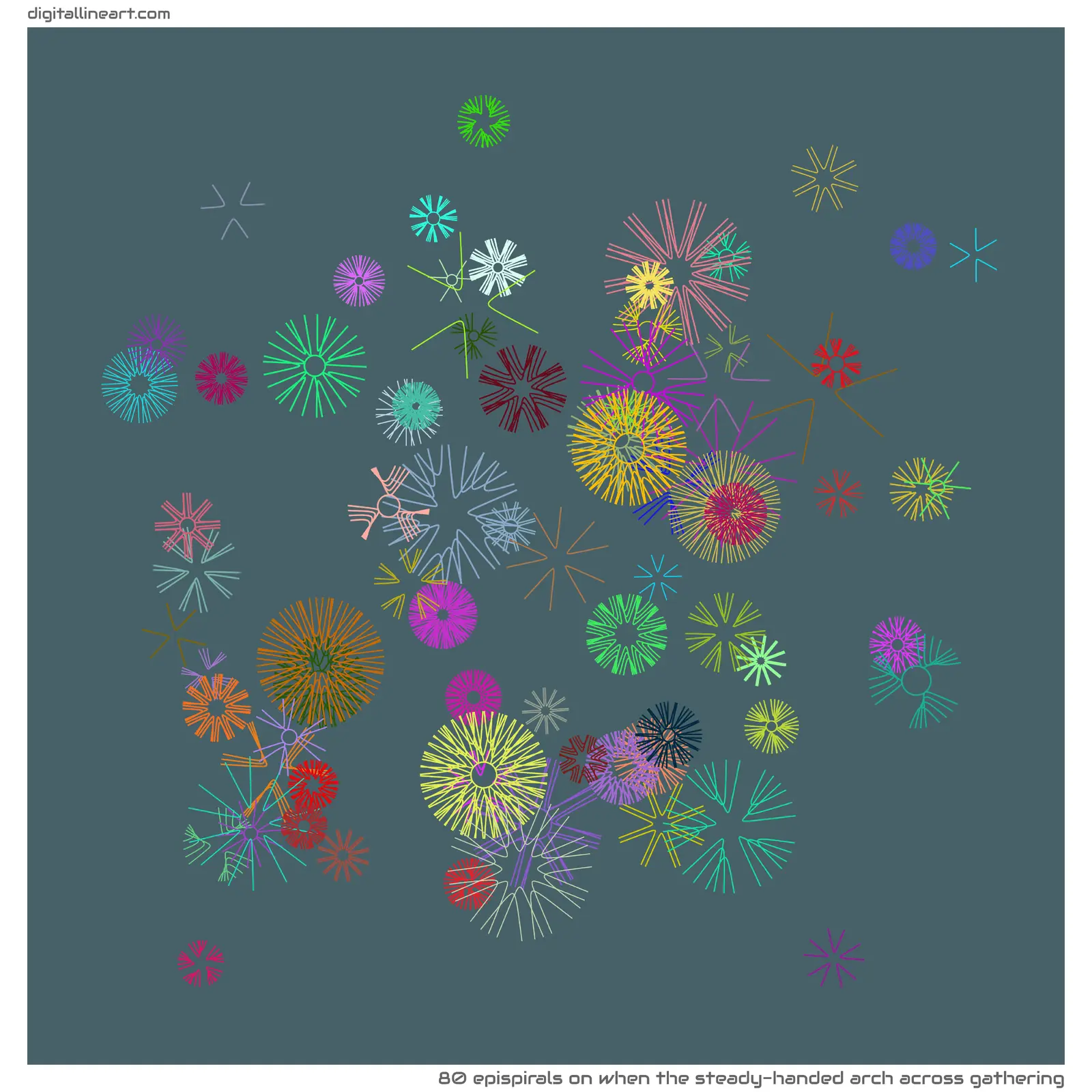 When the Steady-handed Arch across Gathering — 80 epispirals