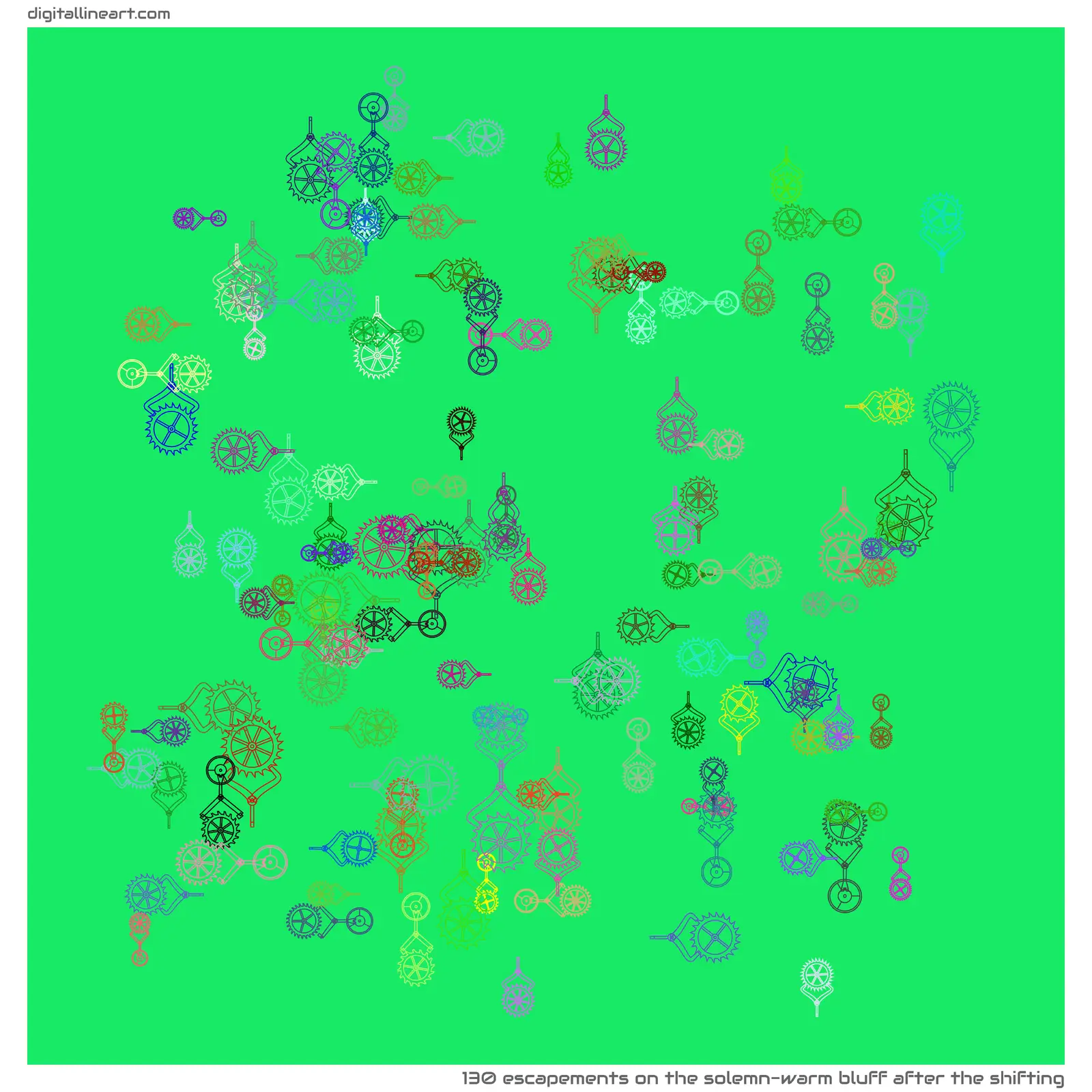 The Solemn-warm Bluff after the Shifting — 130 escapements