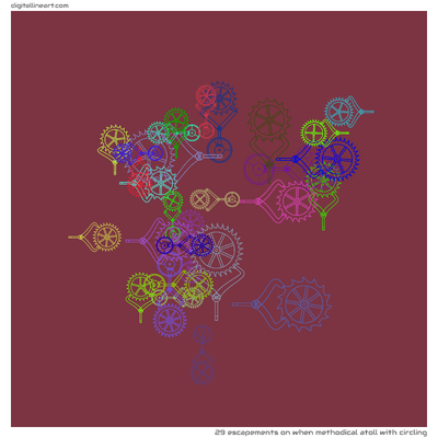 When Methodical Atoll with Circling — 29 escapements