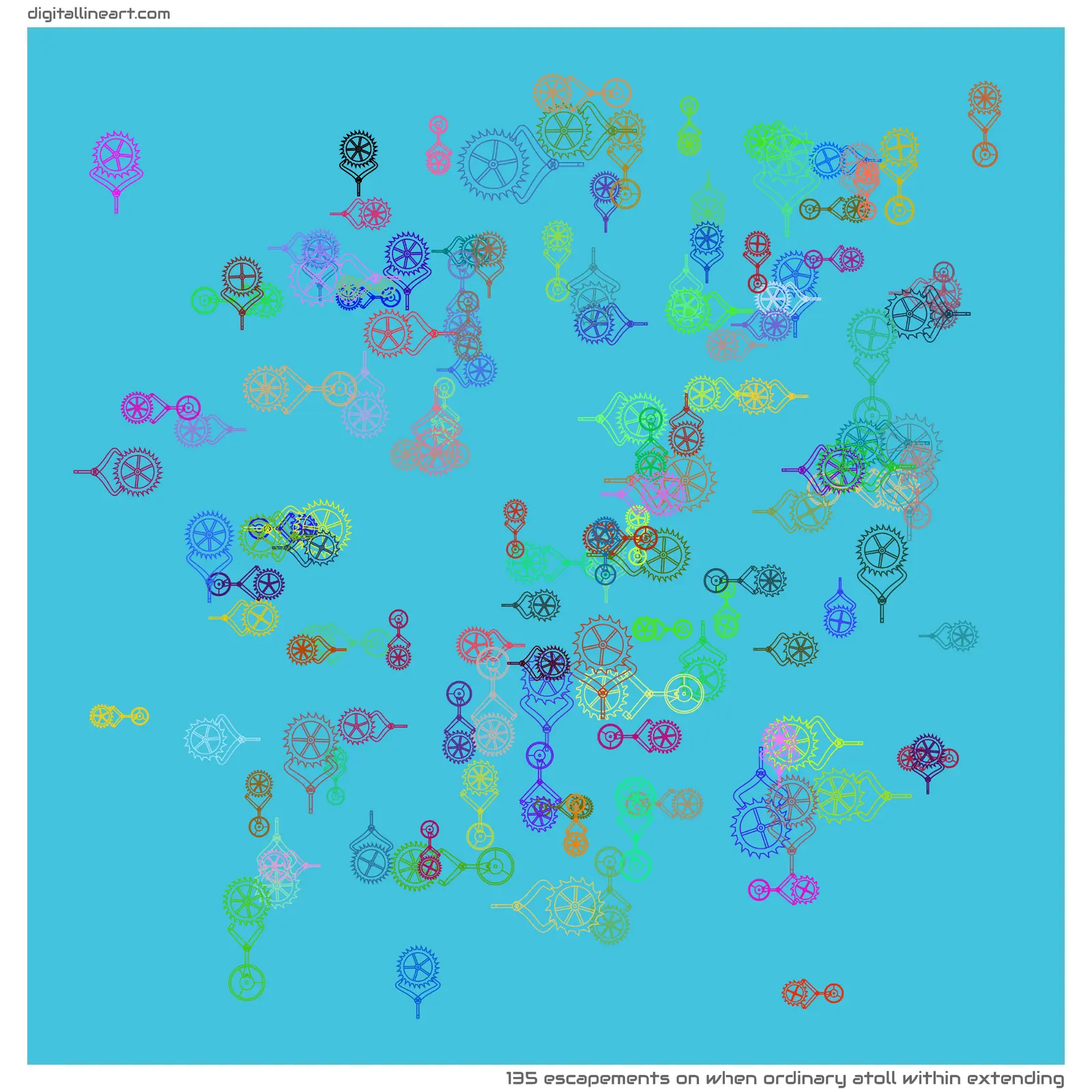 When Ordinary Atoll within Extending — 135 escapements