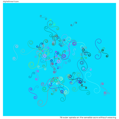 The Sensible Acre without Weaving — 78 Euler spirals