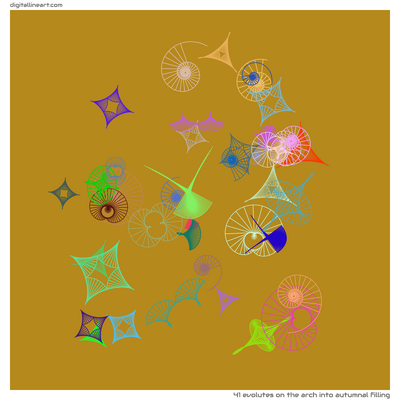 The Arch into Autumnal Filling — 41 evolutes