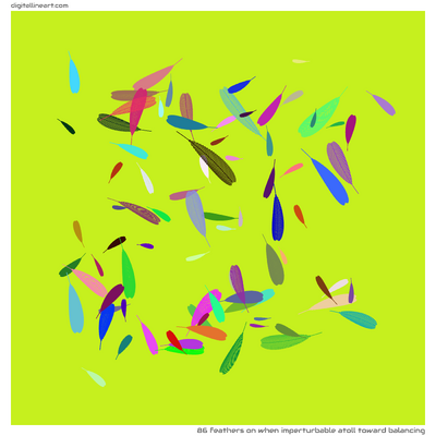 When Imperturbable Atoll toward Balancing — 86 feathers