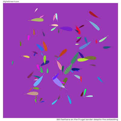 The Frugal Border despite the Embedding — 80 feathers
