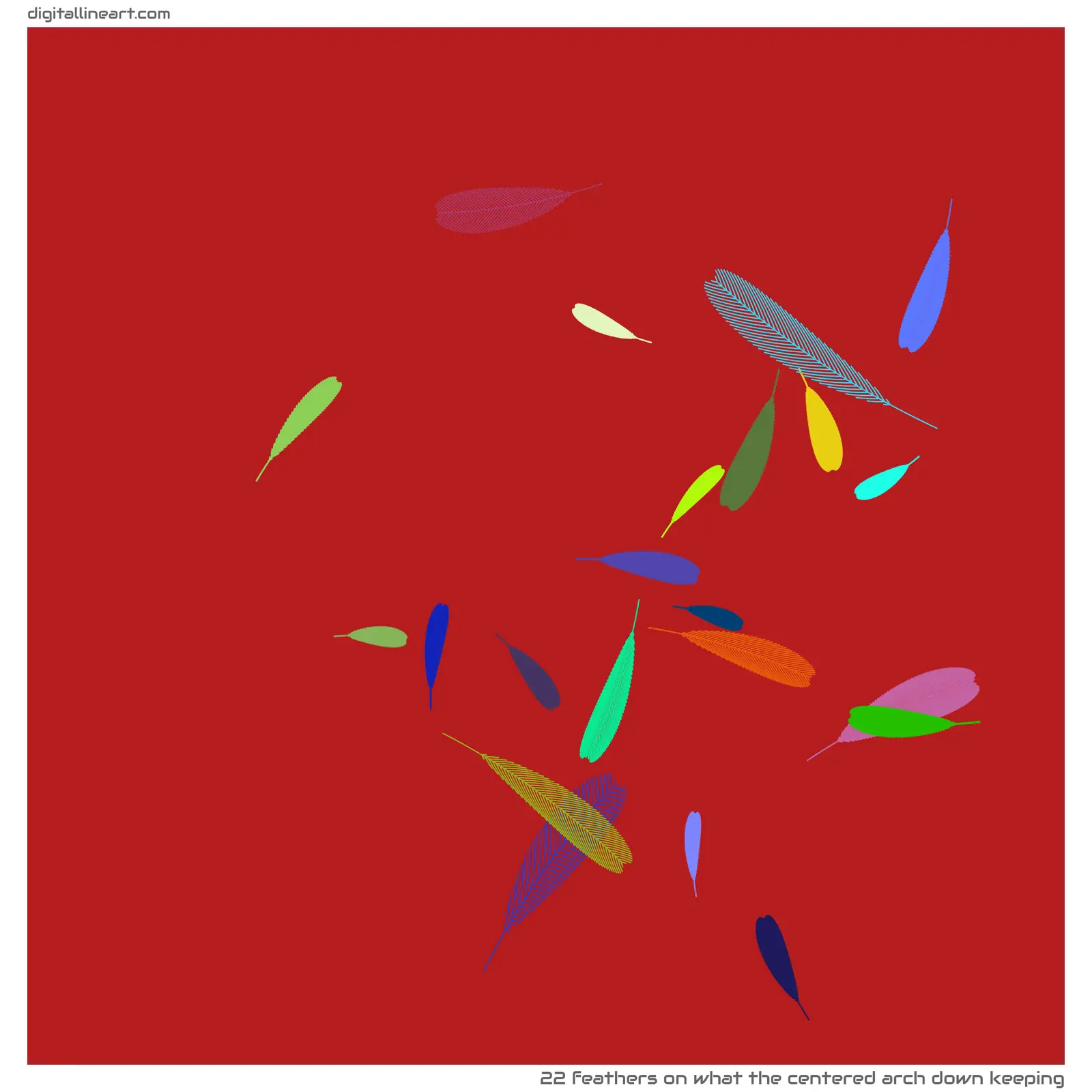 What the Centered Arch down Keeping — 22 feathers