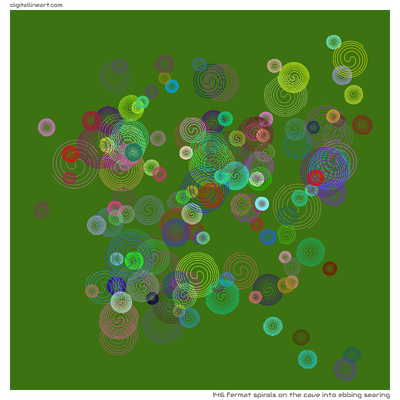 The Cave into Ebbing Searing — 146 Fermat spirals