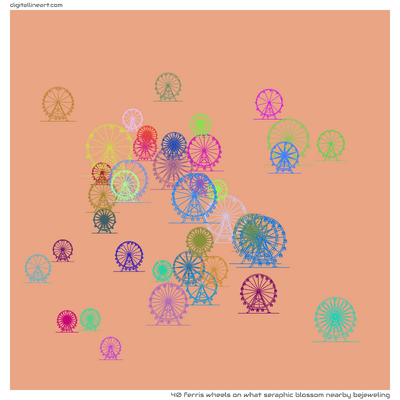 What Seraphic Blossom nearby Bejeweling — 40 ferris wheels