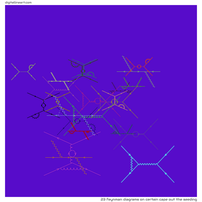 Certain Cape out the Seeding — 23 feynman diagrams