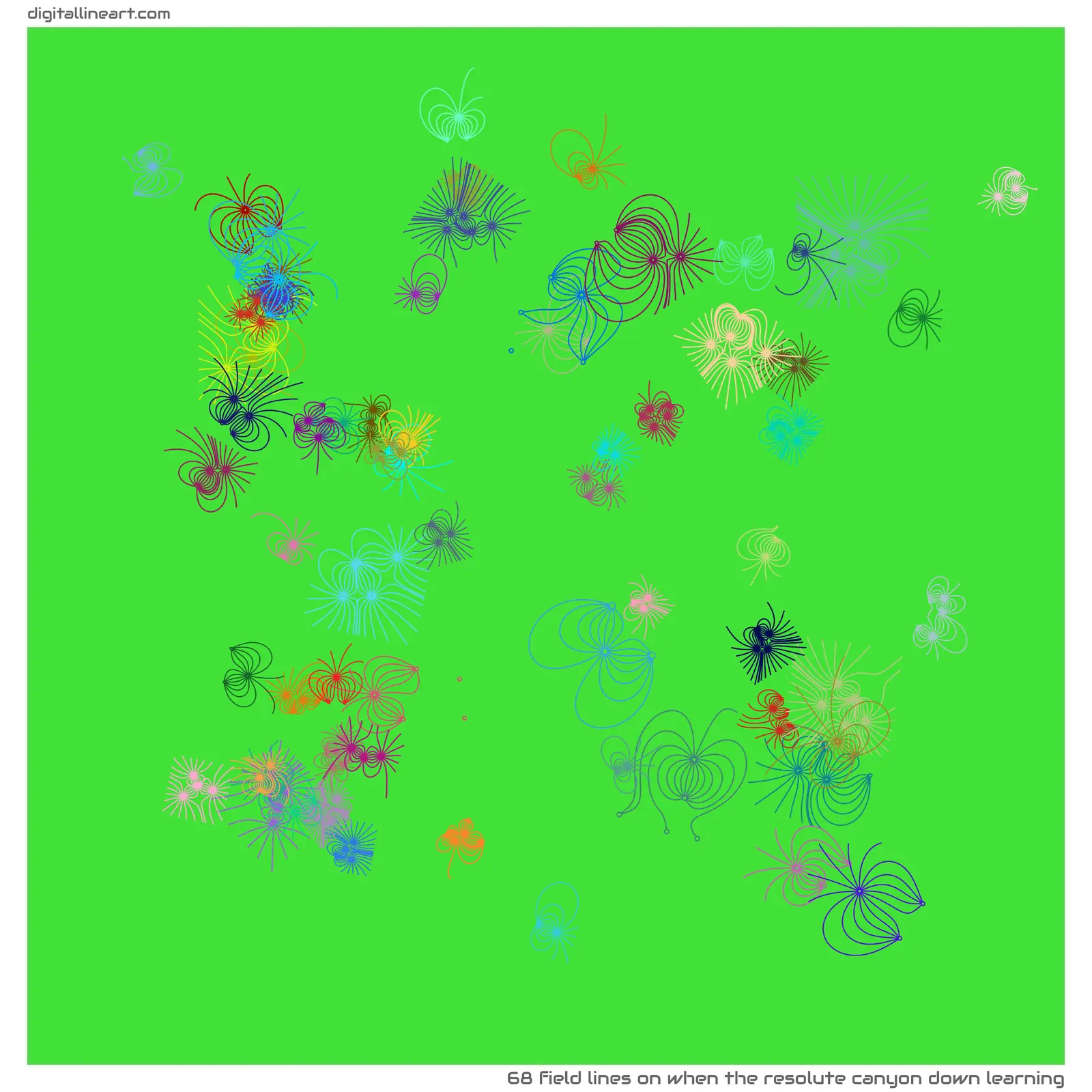 When the Resolute Canyon down Learning — 68 field lines