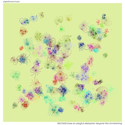 Playful Alabaster beyond the Christening — 126 field lines