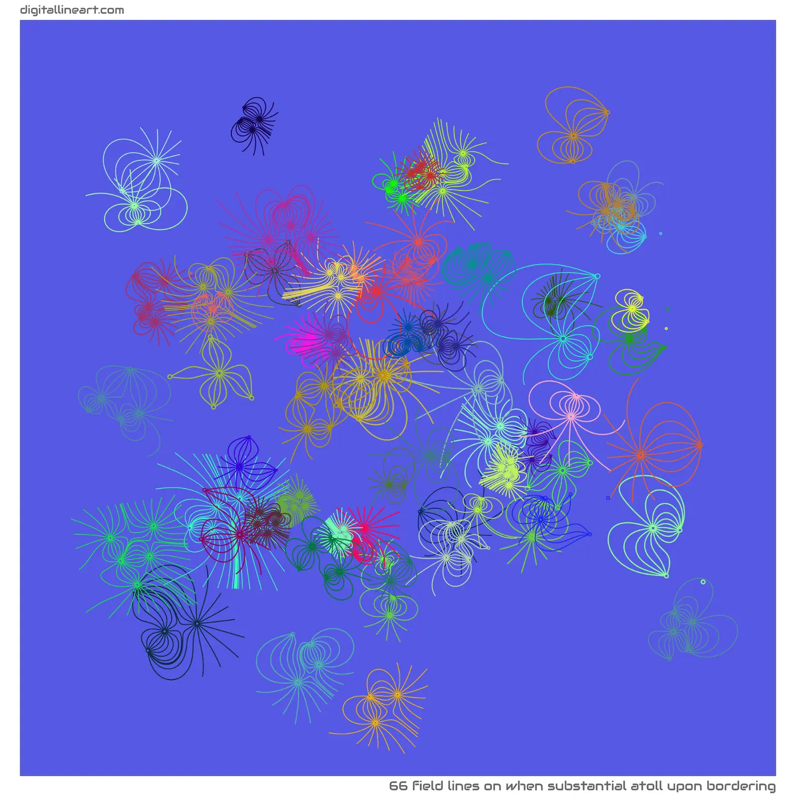 When Substantial Atoll upon Bordering — 66 field lines
