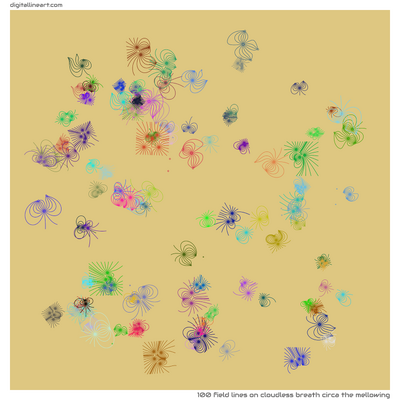Cloudless Breath circa the Mellowing — 100 field lines