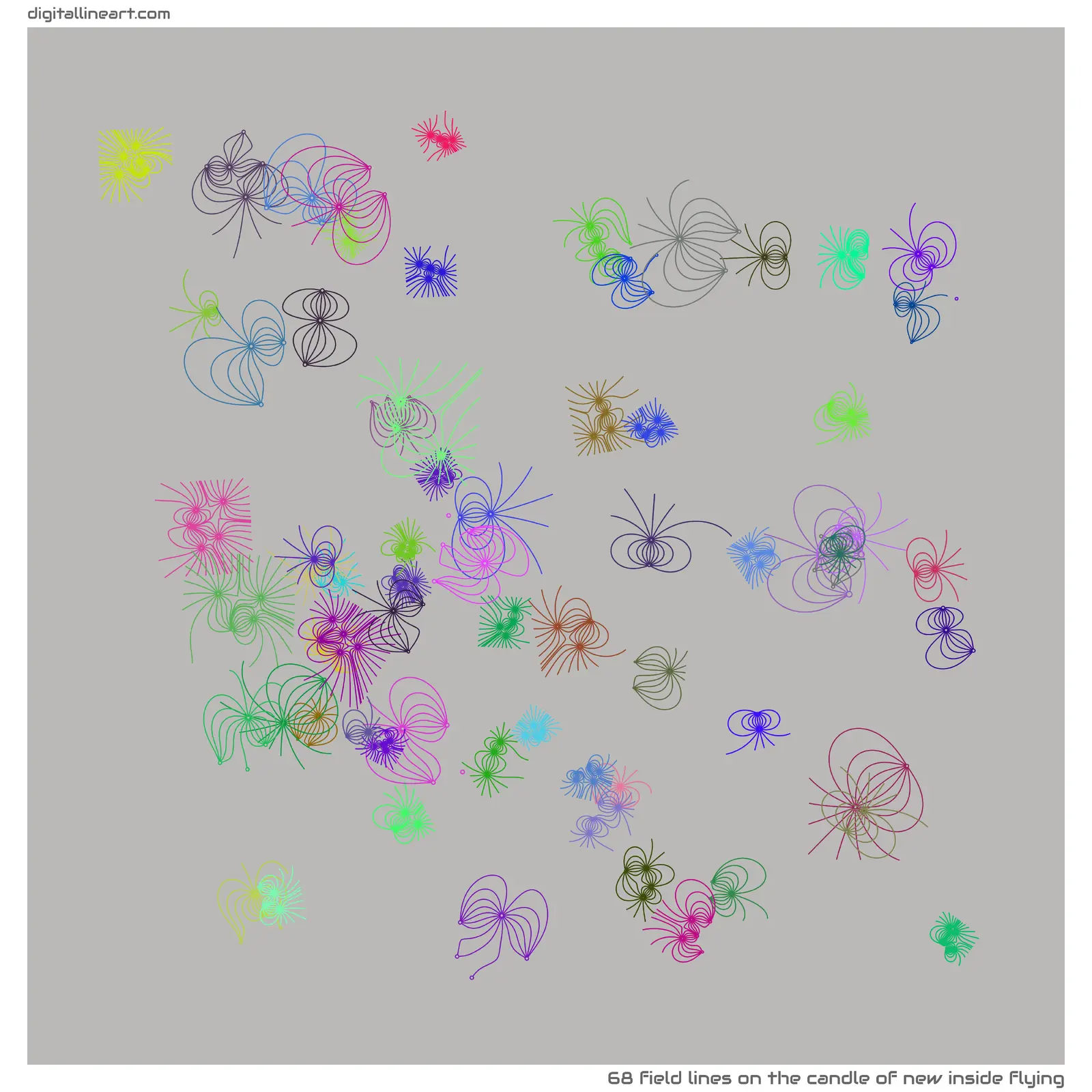 The Candle of New Inside Flying — 68 field lines
