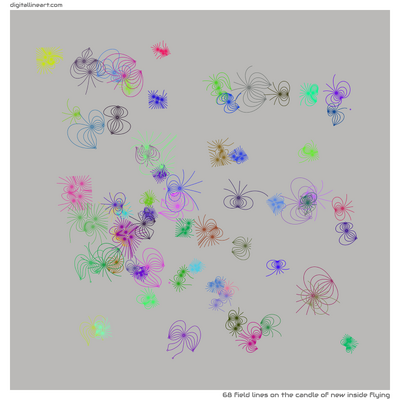 The Candle of New Inside Flying — 68 field lines