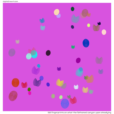 What the Fathomed Canyon upon Steadying — 50 fingerprints