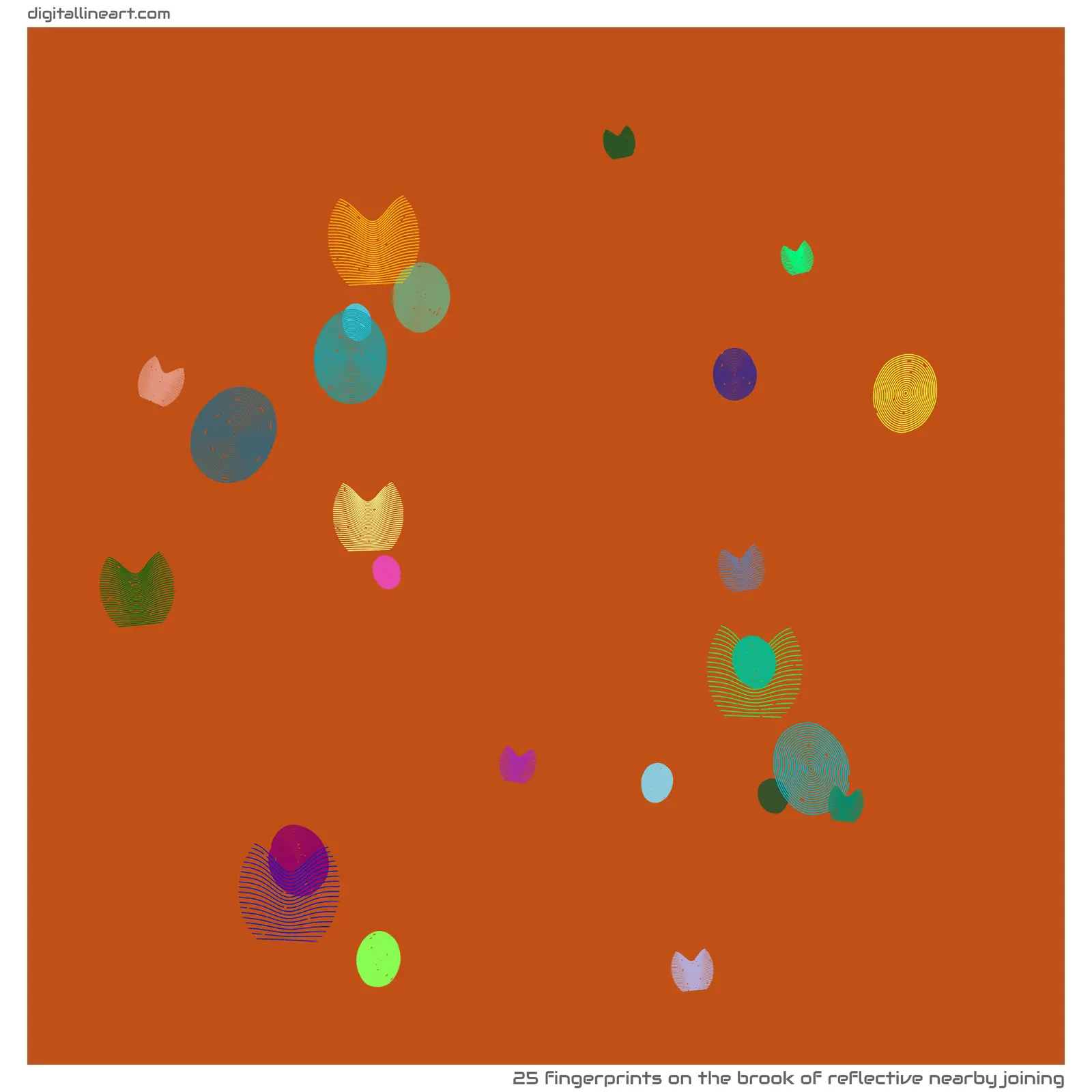 The Brook of Reflective nearby Joining — 25 fingerprints