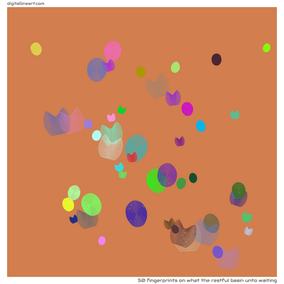 What the Restful Basin unto Waiting — 50 fingerprints