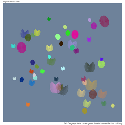 Organic Basin beneath the Rolling — 50 fingerprints