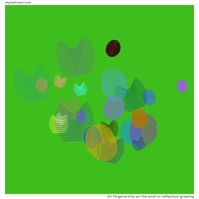 The Atoll in Reflective Growing — 24 fingerprints