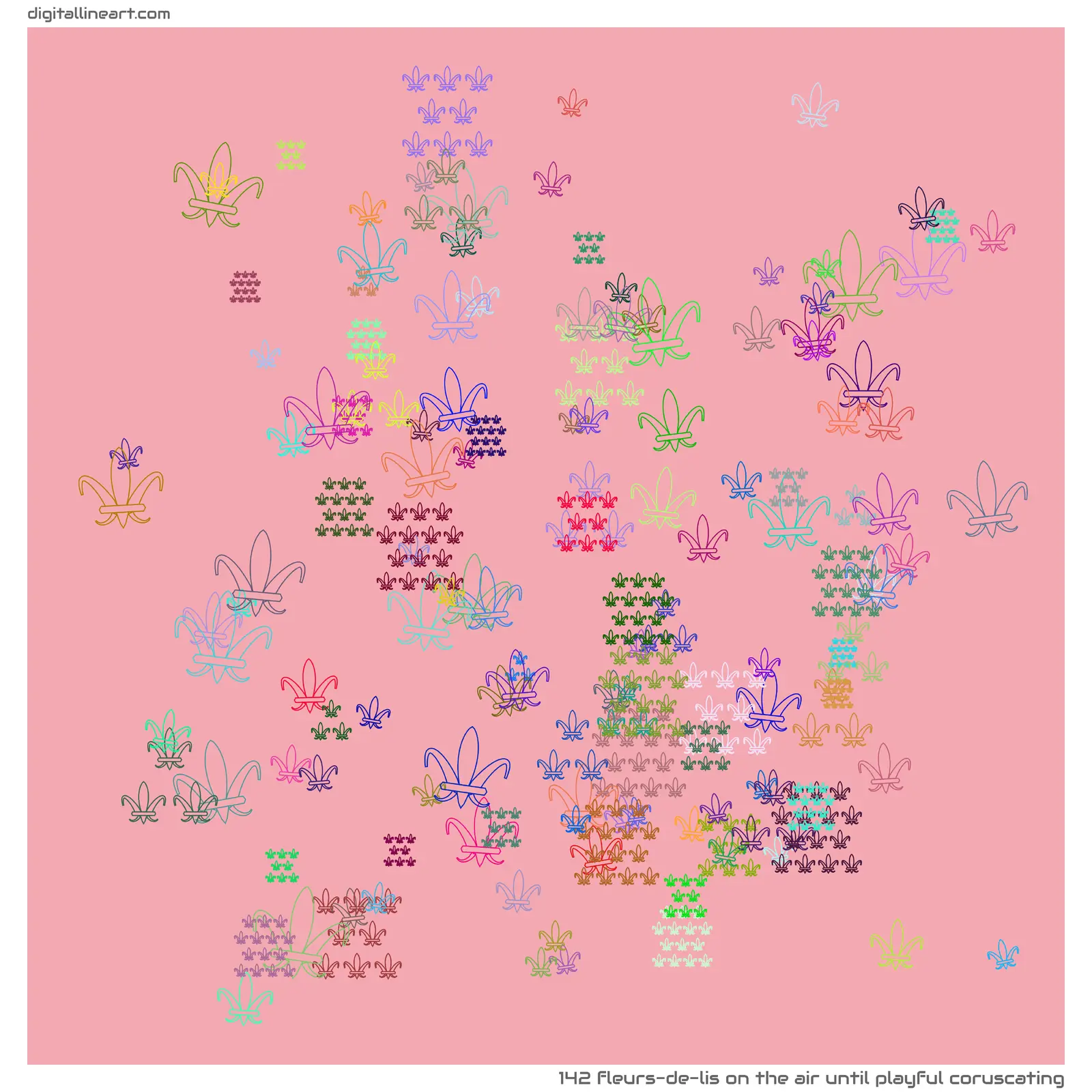 The Air until Playful Coruscating — 142 fleurs-de-lis