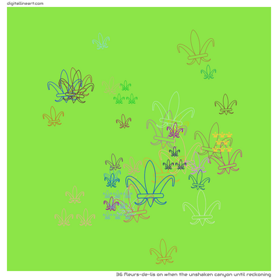 When the Unshaken Canyon until Reckoning — 36 fleurs-de-lis