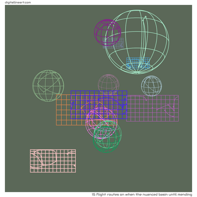 When the Nuanced Basin until Mending — 15 flight routes