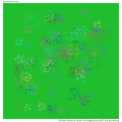 What the Sagacious Bluff along Waiting — 75 flow fields