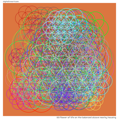 63 Flower Of Life in The Balanced Alcove nearby Housing